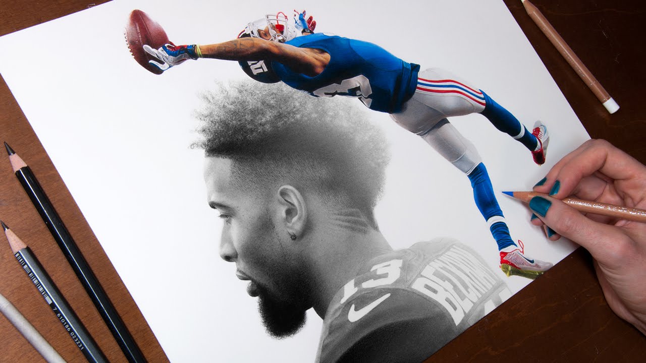 1280x720 drawing odell beckham jr - Odell Beckham Jr Cartoon Drawing