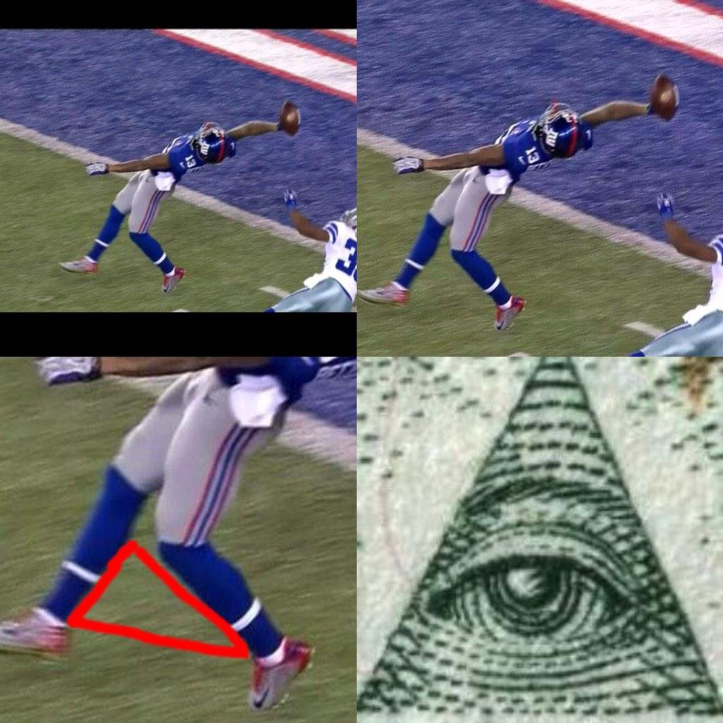 1024x1024 stop the illuminati on twitter this is the only explanation - Odell Beckham Jr Catch Drawing