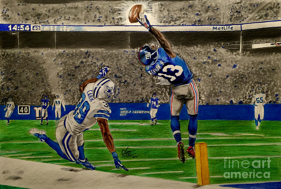 900x607 the catch - Odell Beckham Jr Catch Drawing