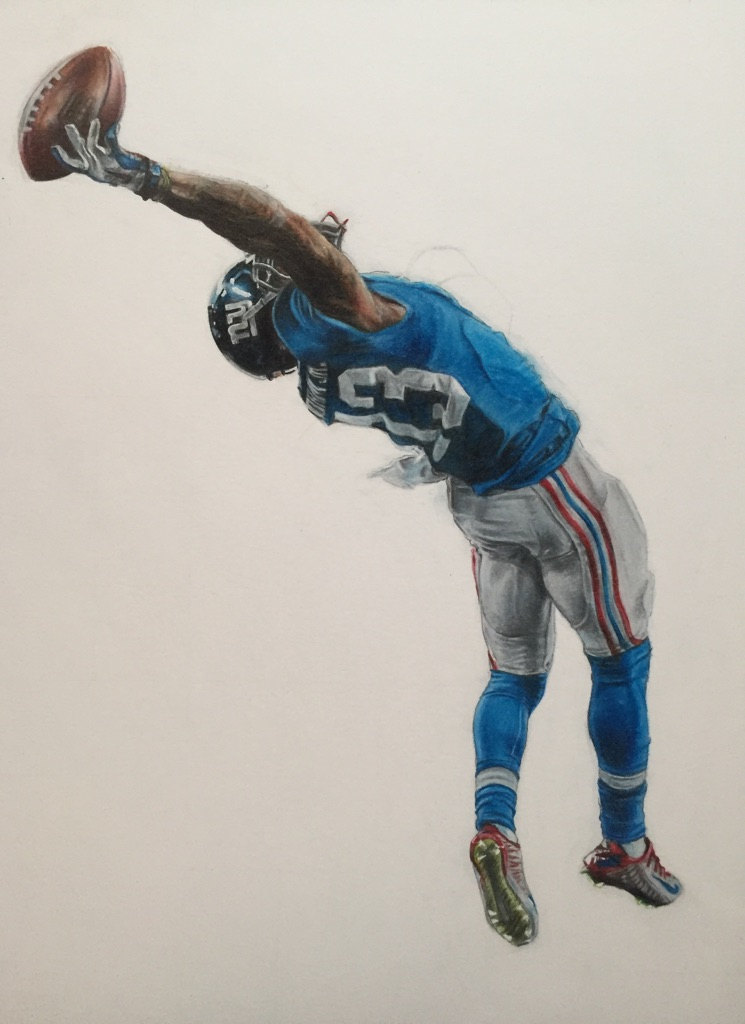 Odell Beckham Jr Catch Drawing at Explore