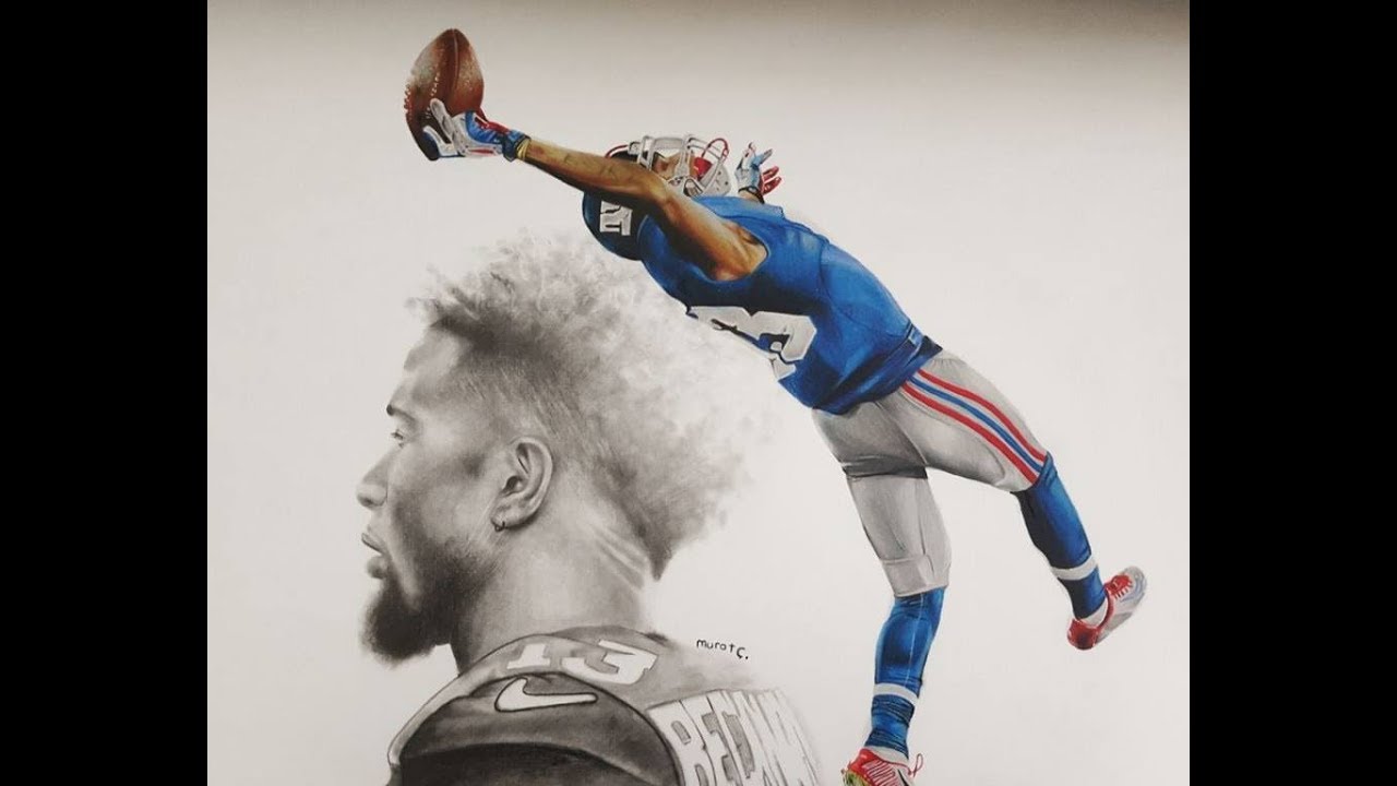 1280x720 odell beckham jr - Odell Beckham Jr Catch Drawing