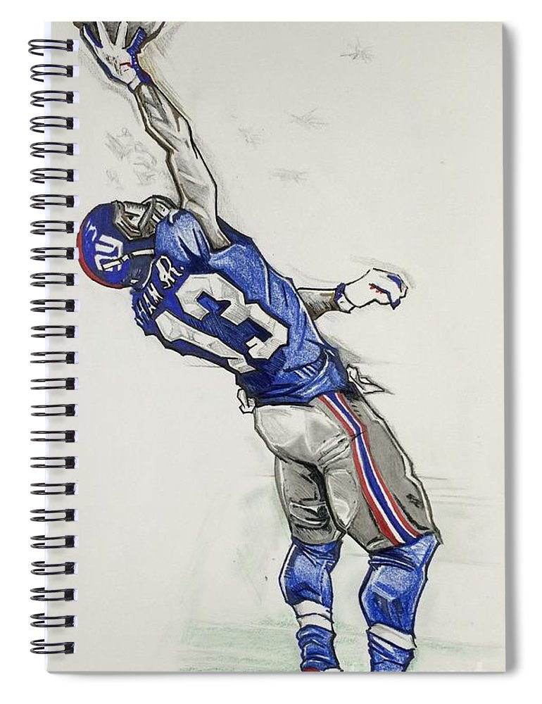 770x1000 Odell Beckham Jr The Catch Spiral Notebook For Sale - Odell Beckham Jr Drawing Step By Step