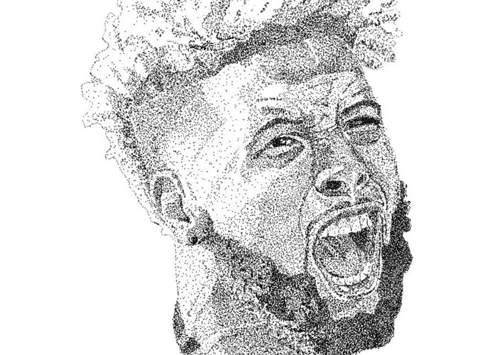 700x500 Odell Beckham Jr Greeting Card For Sale - Odell Beckham Jr Drawing Step By Step