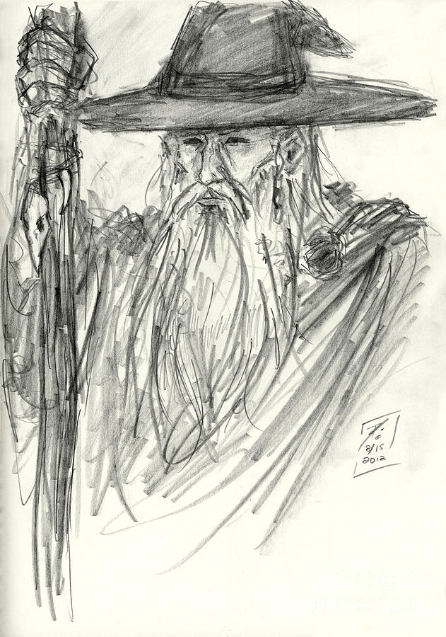 631x900 odin all father drawing - Odin Drawing