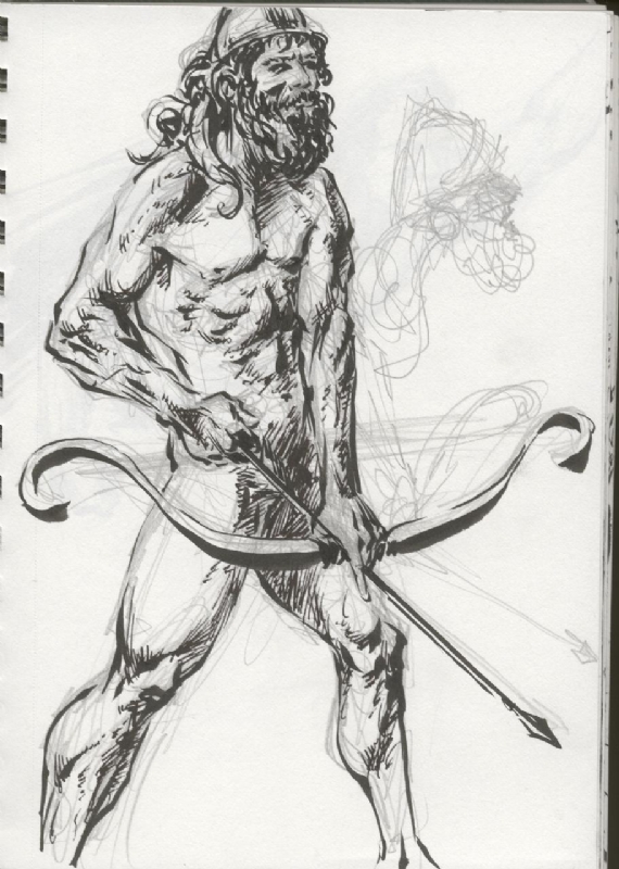 570x800 Odysseus, In Mark Stoddard's Sketches Comic Art Gallery Room - Odysseus Drawing