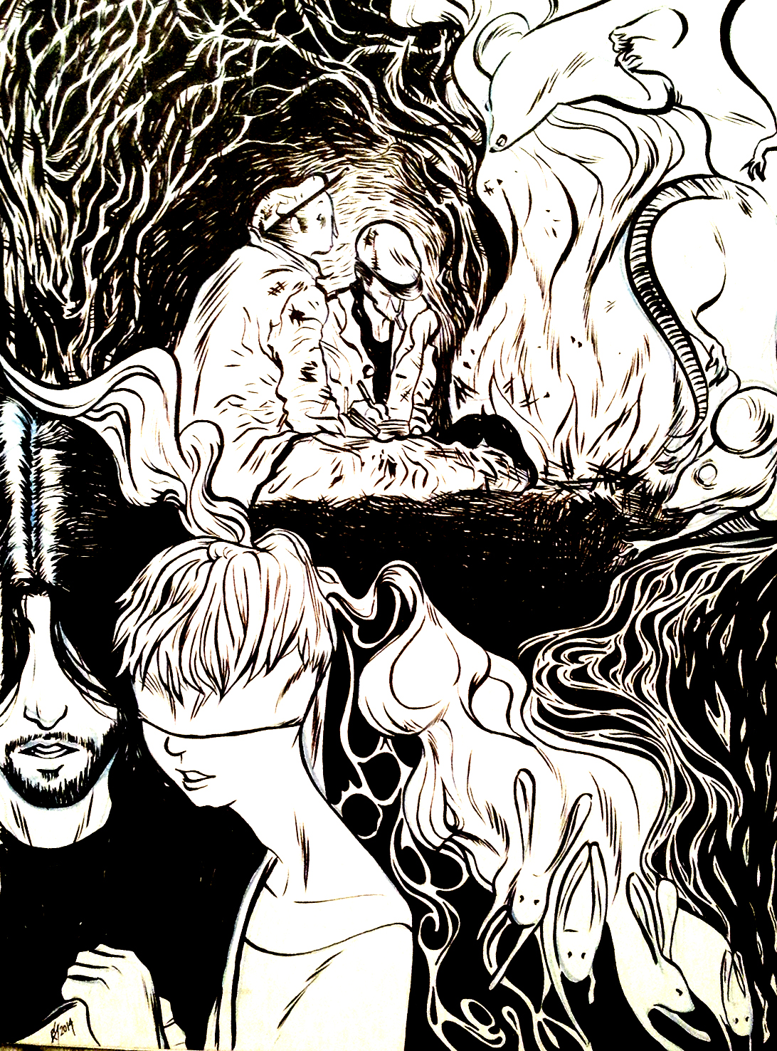 1092x1476 of mice and men illustration rossi gifford - Of Mice And Men Book Drawing