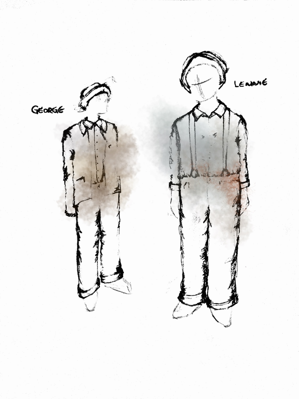 1000x1333 of mice and men lindsay dagger designs - Of Mice And Men Book Drawing