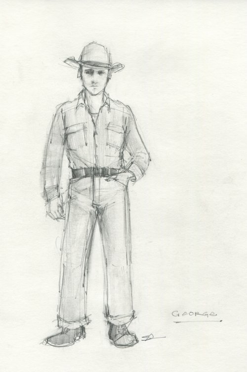 500x751 photos 'of mice and men' james franco, chris o'dowd make their - Of Mice And Men Book Drawing