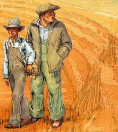 400x445 the power, struggles and respect of mice and men mountain view - Of Mice And Men Drawing