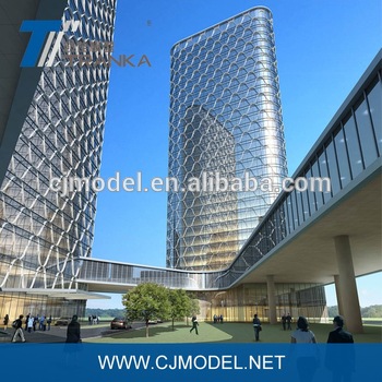 350x350 modern office building max drawing rendering - Office Building Drawing