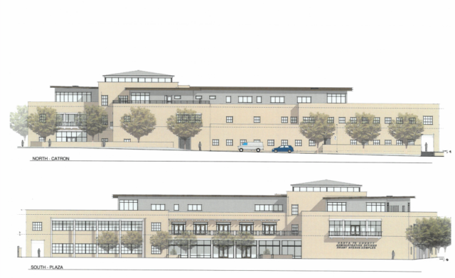 640x392 santa fe county office building design drawing fire albuquerque - Office Building Drawing
