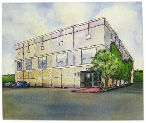 467x393 The Office - Office Building Drawing