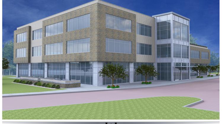 750x421 clifton park, ny, could get more office space, bigger church - Office Building Drawing