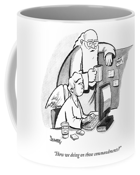 479x600 in an office cubicle coffee mug for sale - Office Cubicle Drawing