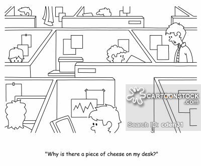 400x331 office layout cartoons and comics - Office Cubicle Drawing