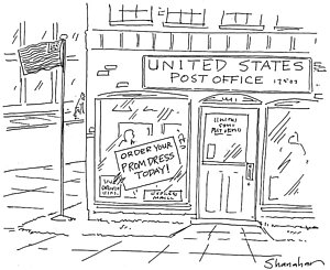 300x245 United States Post Office Drawings Fine Art America - Office Drawings
