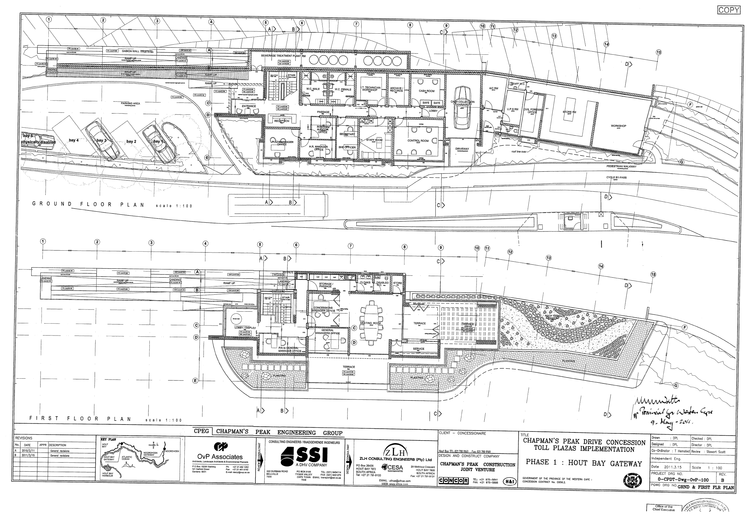 2391x1644 Chapman's Peak Luxury Office Block Plans And Drawings Here It - Office Drawings