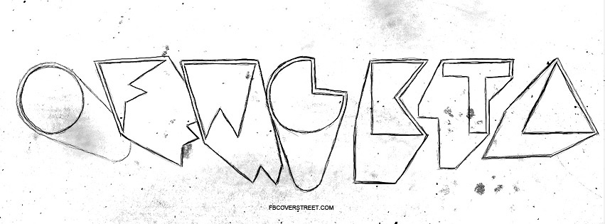 851x315 ofwgkta grungy drawn logo facebook cover - Ofwgkta Drawing