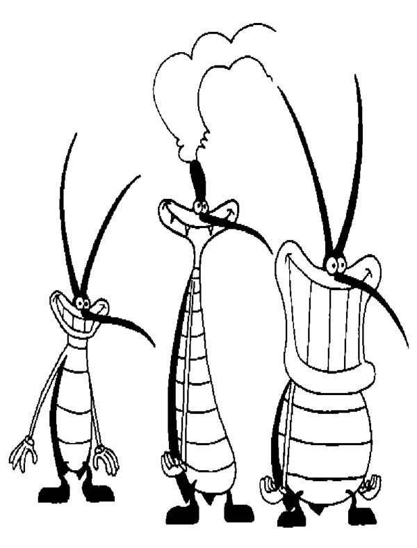 dee dee cartoon character oggy and the cockroaches