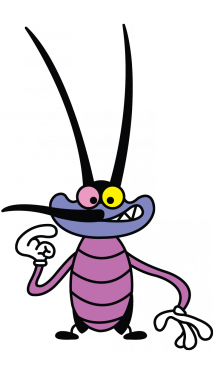 215x382 how to draw joey, oggy and the cockroaches step rain - Oggy And The Cockroaches Drawing