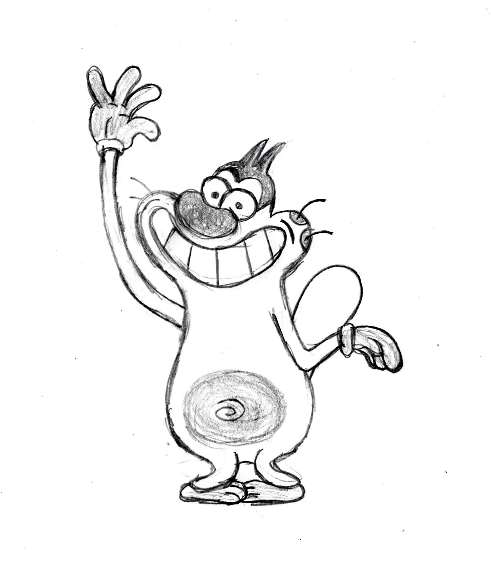 1632x1863 oggy and the cockroaches children drawing - Oggy And The Cockroaches Drawing