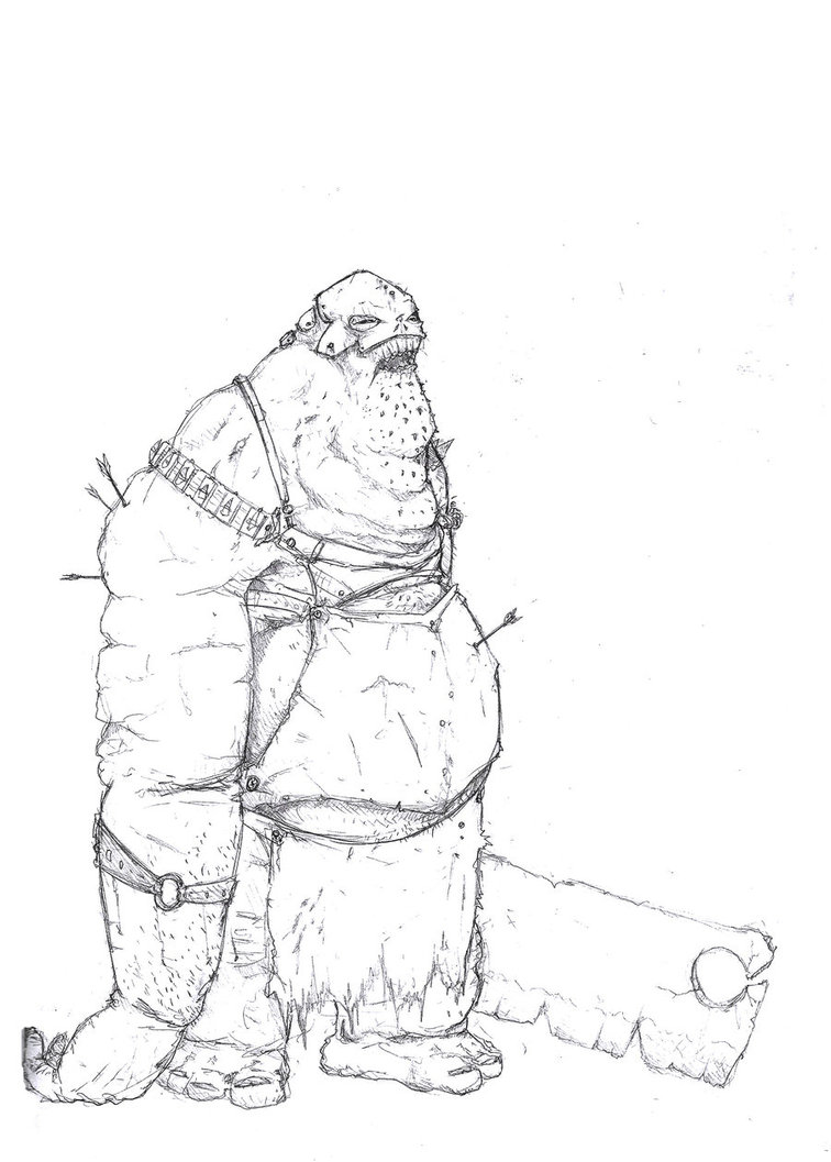 756x1057 Ogre Drawing Art Drawing Skill - Ogre Drawing