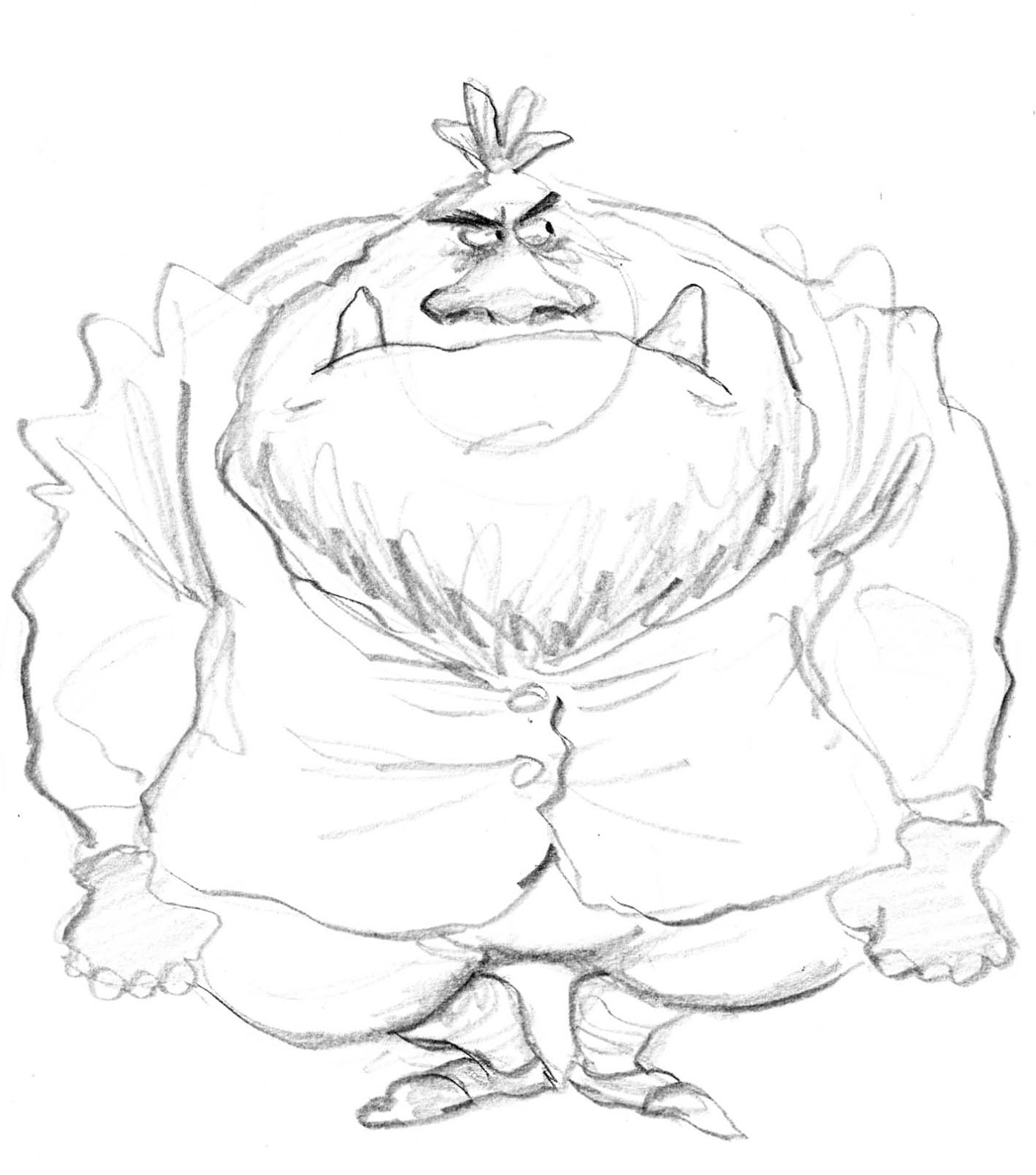 1410x1600 Ogre Drawing Photo Drawing Skill - Ogre Drawing