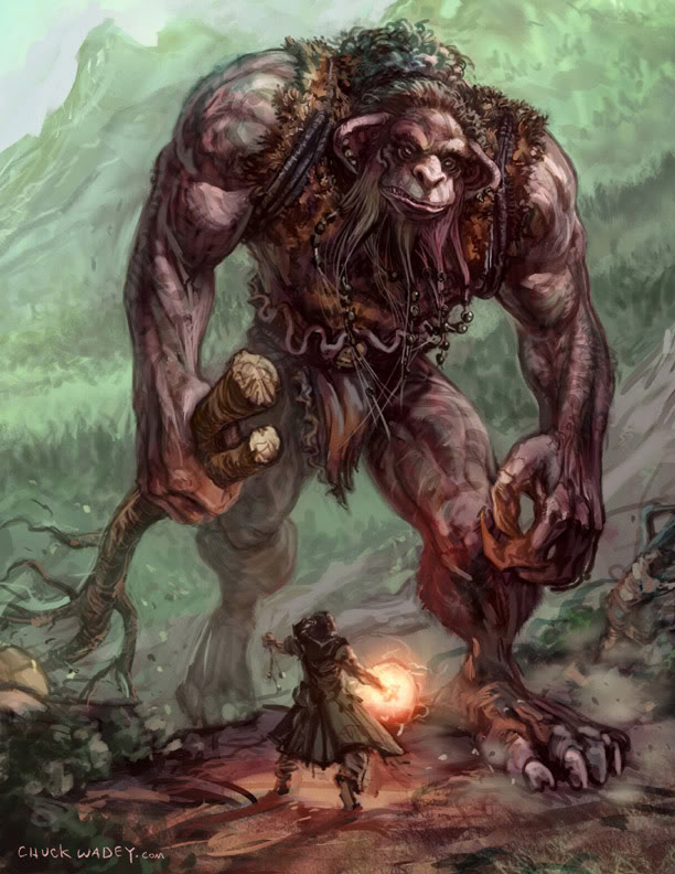 612x792 Art Ogre Painting Drawing - Ogre Drawing