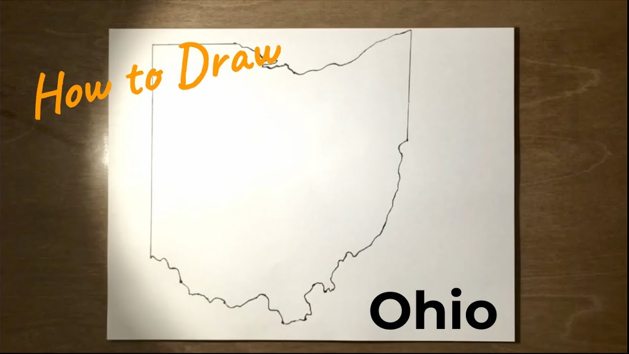1280x720 how to draw ohio - Ohio Drawing