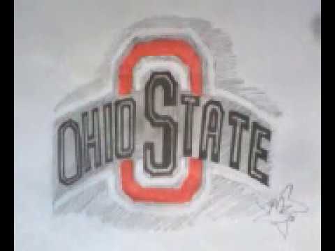 480x360 ohio state logo drawing tutorial - Ohio Drawing