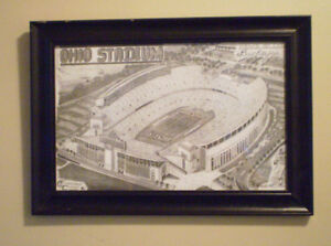 300x223 ohio state stadium chris mclaughlin signed framed ltd ed line - Ohio State Drawing