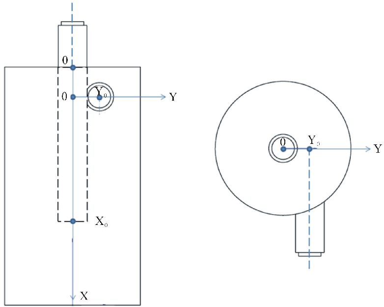782x625 schematic multi view drawings of the oil catch can with two - Oil Can Drawing