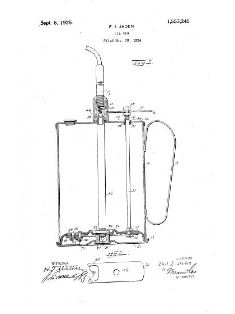 767x1023 original late railroad locomotive mechanic golden rod - Oil Can Drawing