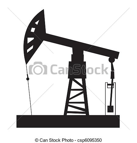 450x470 oil rig clipart - Oil Derrick Drawing