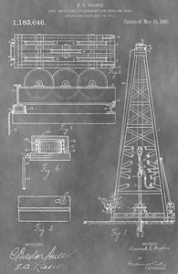 195x300 oil rig drawings fine art america - Oil Field Drawings