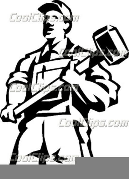 431x600 oilfield worker clipart free images - Oil Field Drawings