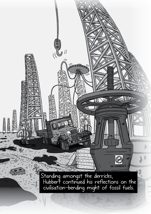 495x700 peak oil comic about fossil fuel depletion - Oil Field Drawings