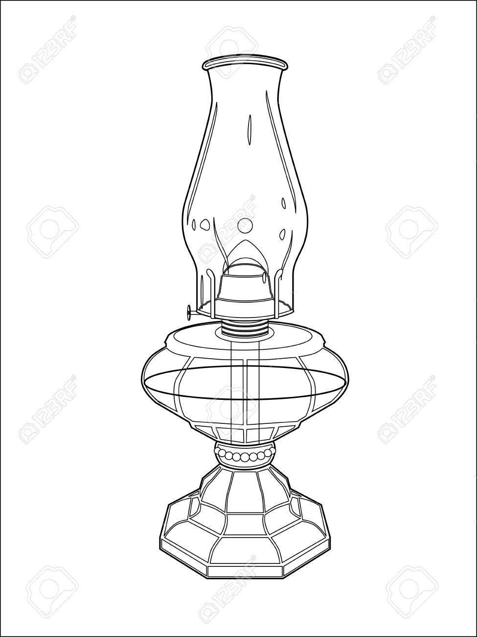 Oil Lamp Drawing at Explore collection of Oil Lamp