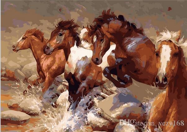 602x425 picture paint on canvas diy digital oil painting - Oil Painting Drawing