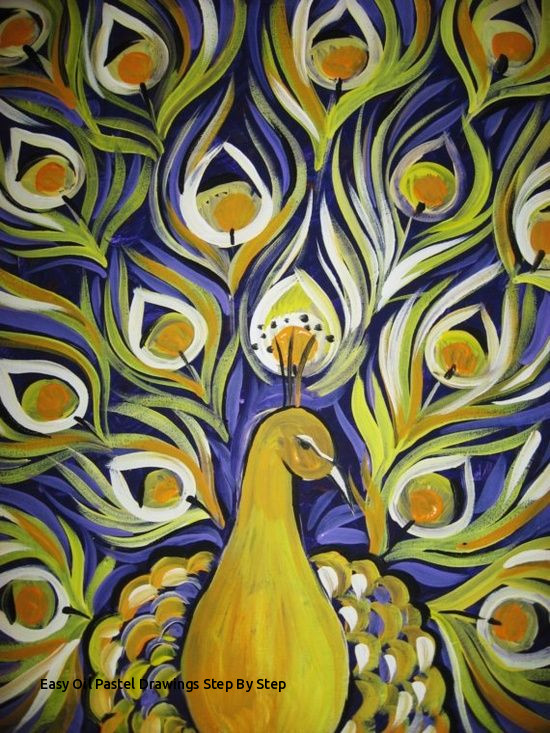 550x733 easy oil pastel drawings step - Oil Pastel Drawings Easy