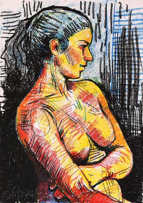 600x847 oil pastel drawings for beginners beautiful pastel drawing - Oil Pastel Drawings Easy