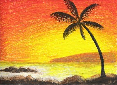 400x291 simple oil pastel art - Oil Pastel Drawings Easy