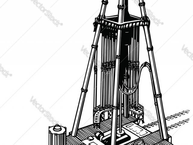 640x480 oil rig clipart drawing oil - Oil Rig Drawing