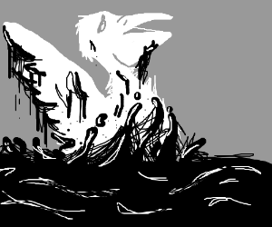 300x250 pelican in an oil spill drawing - Oil Spill Drawing