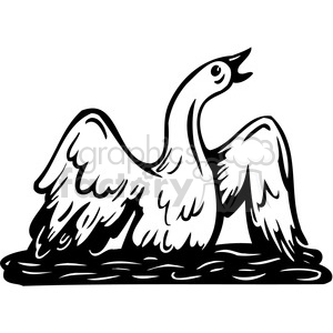 300x300 bird stuck in oil spill clipart royalty free clipart - Oil Spill Drawing