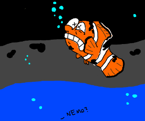 300x250 nemo dying due to oil spill drawing - Oil Spill Drawing