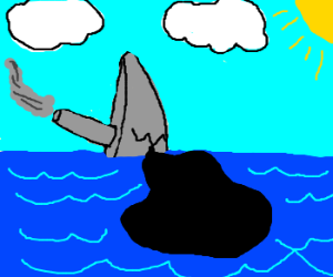 300x250 slight oil spill in ocean drawing - Oil Spill Drawing