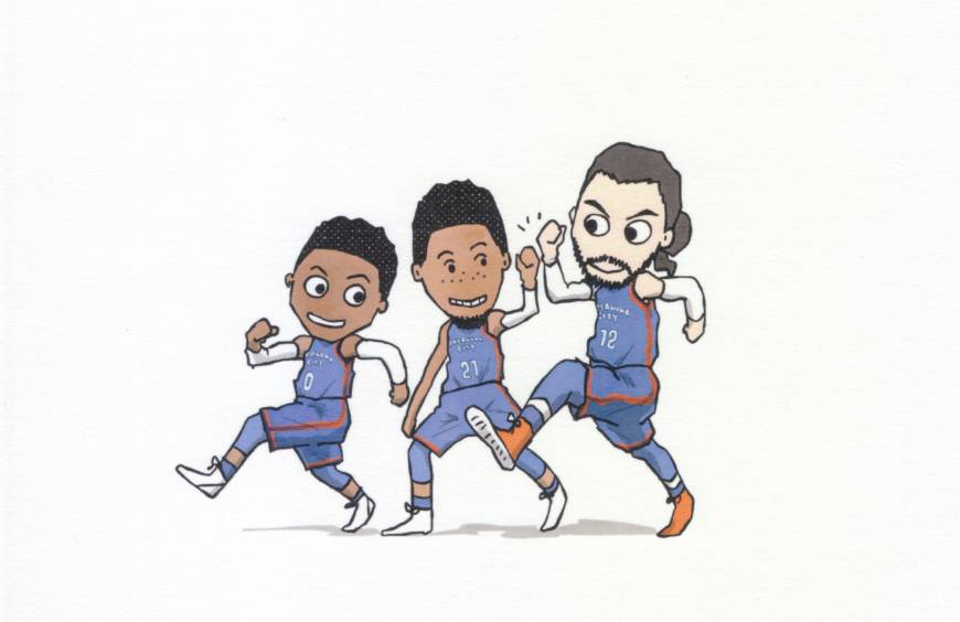 870x564 saitama housewife catches nba's eye with cute illustrations - Oklahoma Drawing