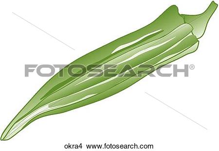 450x310 Okra Plant Clipart Collection - Okra Drawing