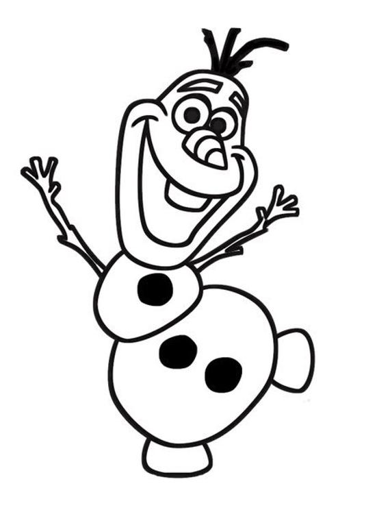 Olaf Cartoon Drawing at PaintingValley.com | Explore collection of Olaf ...